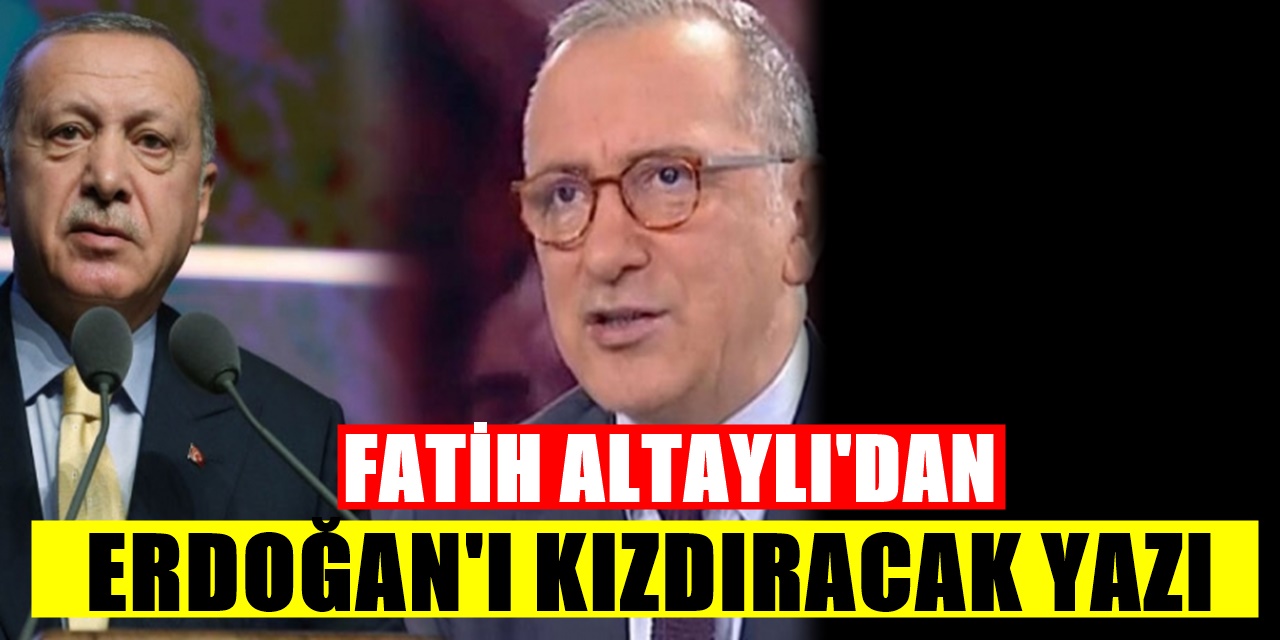 Fatih Altaylı'dan 'Kanal İstanbul' tepkisi : Ödüm patlıyor ödüm, bence sizin de patlasın
