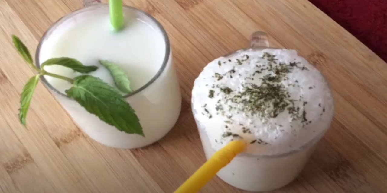 Diyet yapanlara özel zayıflatan Ayran Detoksu
